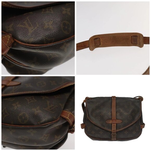 LOUIS VUITTON Monogram Saumur 30 Shoulder Bag LV - Picture 11 of 15